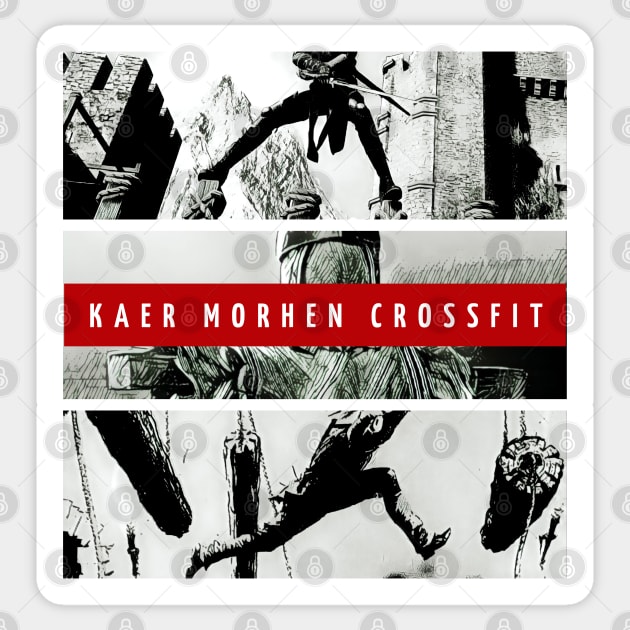 Kaer Morhen Crossfit Sticker by Fenay-Designs